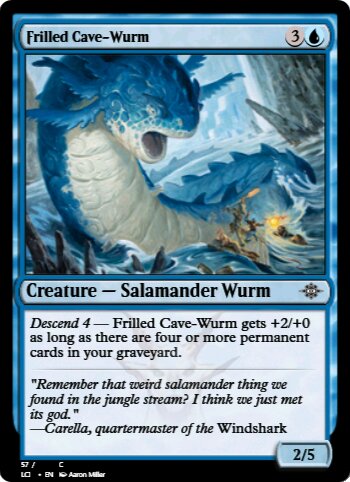 Frilled Cave-Wurm