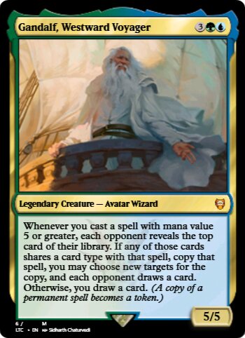 Gandalf, Westward Voyager