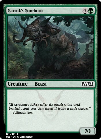 Garruk's Gorehorn