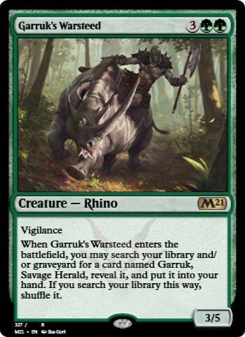 Garruk's Warsteed