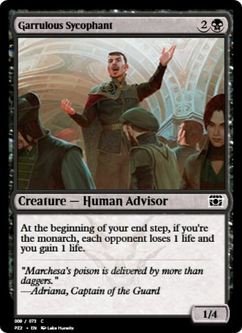 Garrulous Sycophant