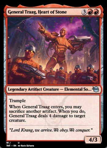 General Traag, Heart of Stone