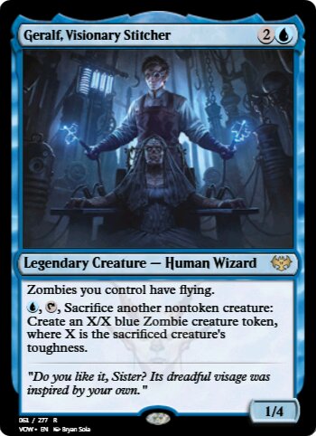 Geralf, Visionary Stitcher