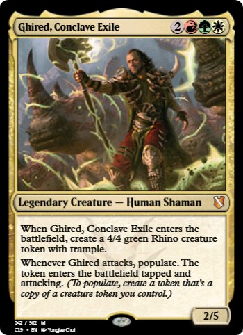 Ghired, Conclave Exile