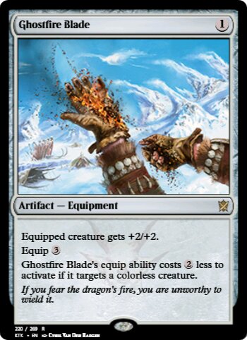 Ghostfire Blade