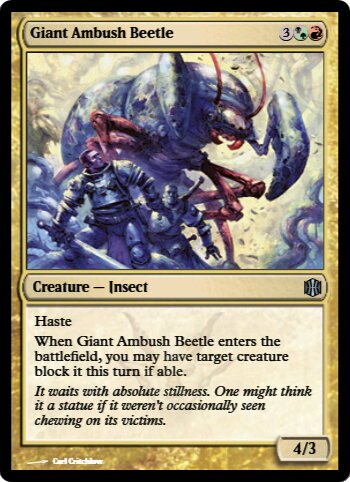 Giant Ambush Beetle