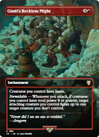 Gimli's Reckless Might
