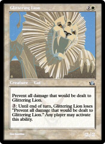 Glittering Lion