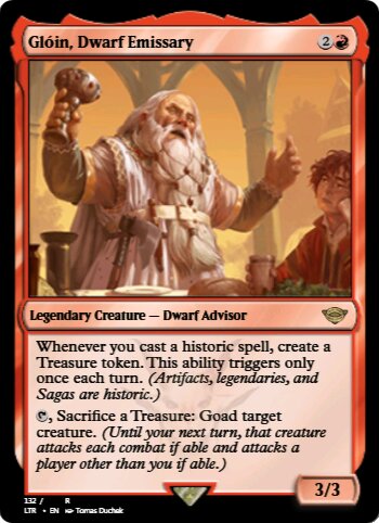 Gl&oacute;in, Dwarf Emissary