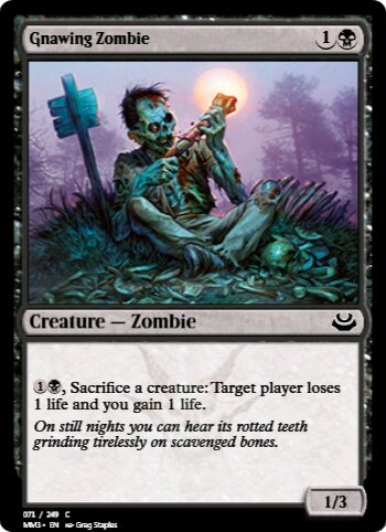 Gnawing Zombie