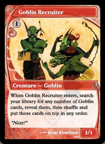 Goblin Recruiter