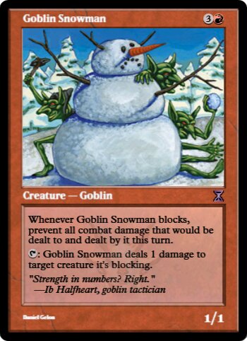Goblin Snowman