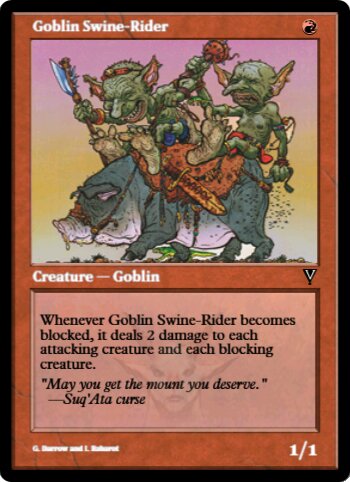 Goblin Swine-Rider