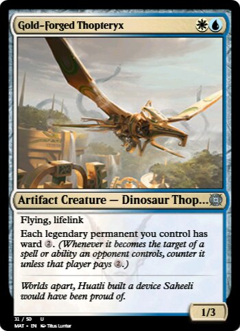Gold-Forged Thopteryx