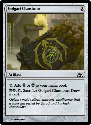 Golgari Cluestone