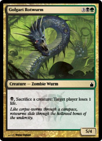 Golgari Rotwurm