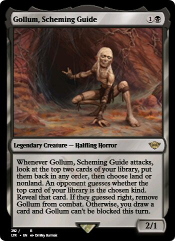 Gollum, Scheming Guide
