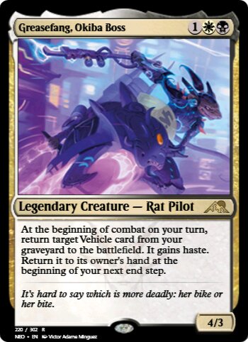 Greasefang, Okiba Boss