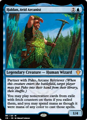 Haldan, Avid Arcanist