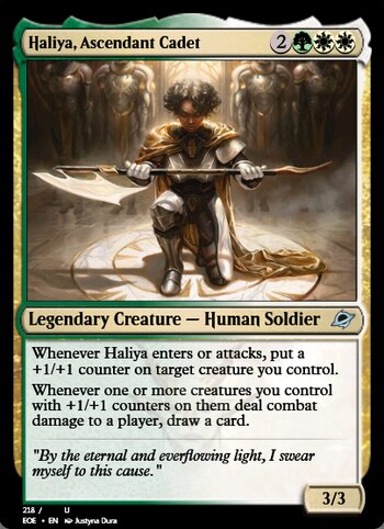 Haliya, Ascendant Cadet