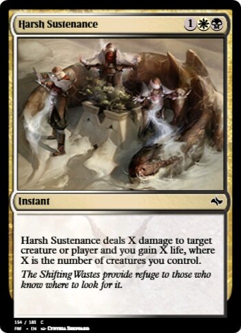 Harsh Sustenance