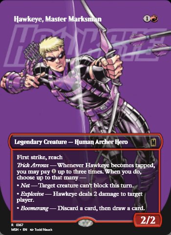 Hawkeye, Master Marksman