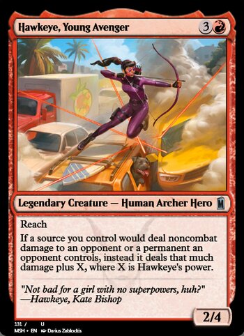 Hawkeye, Young Avenger