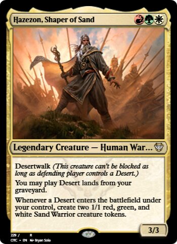 Hazezon, Shaper of Sand