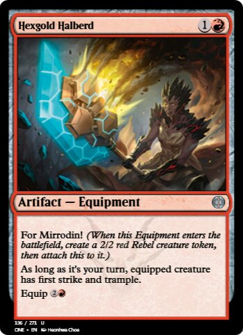 Hexgold Halberd