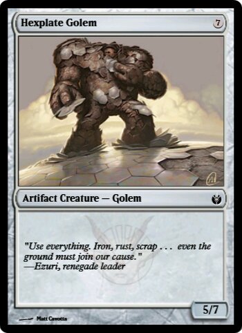 Hexplate Golem