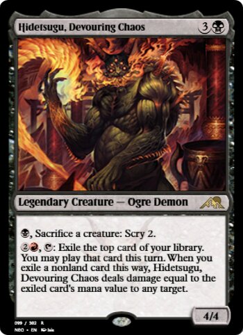 Hidetsugu, Devouring Chaos