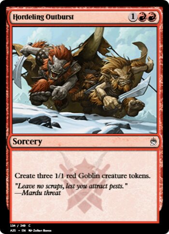 Hordeling Outburst
