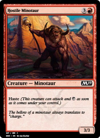 Hostile Minotaur