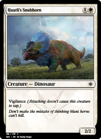 Huatli's Snubhorn