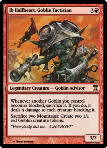 Ib Halfheart, Goblin Tactician
