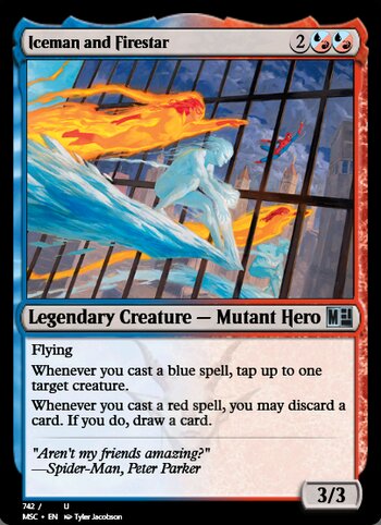 Iceman and Firestar