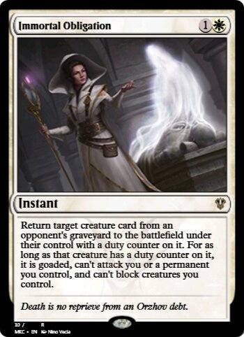 Immortal Obligation