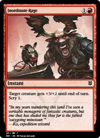Inordinate Rage