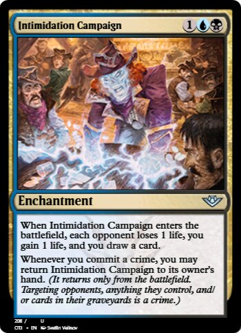 Intimidation Campaign