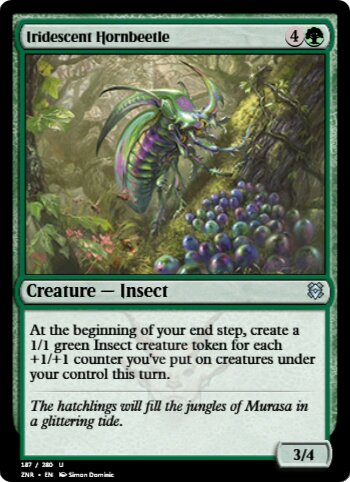 Iridescent Hornbeetle