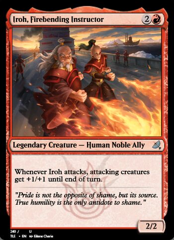 Iroh, Firebending Instructor