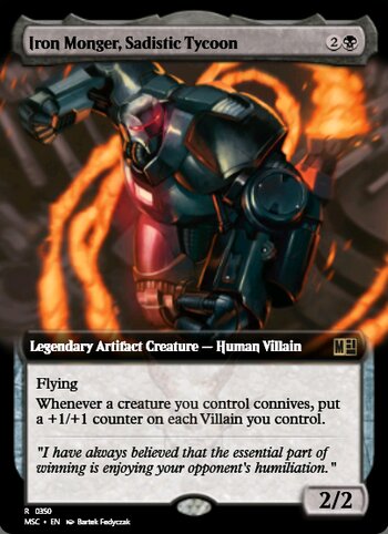 Iron Monger, Sadistic Tycoon