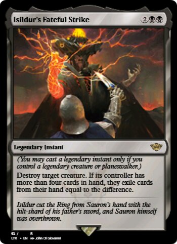 Isildur's Fateful Strike