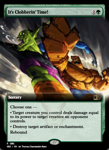 It's Clobberin' Time!