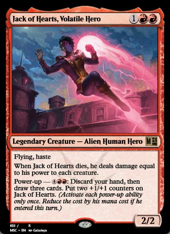Jack of Hearts, Volatile Hero