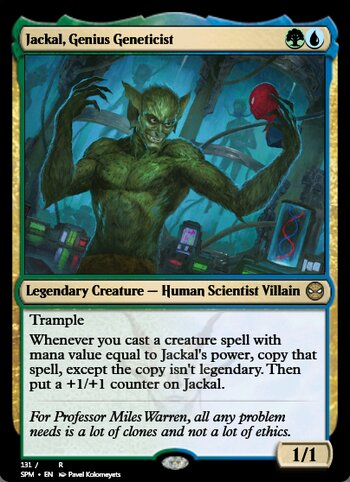 Jackal, Genius Geneticist