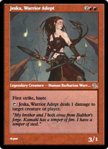 Jeska, Warrior Adept