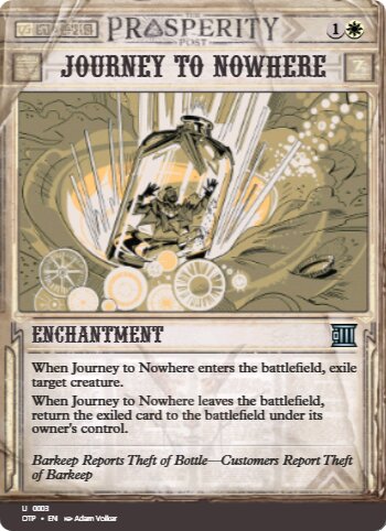 Journey to Nowhere