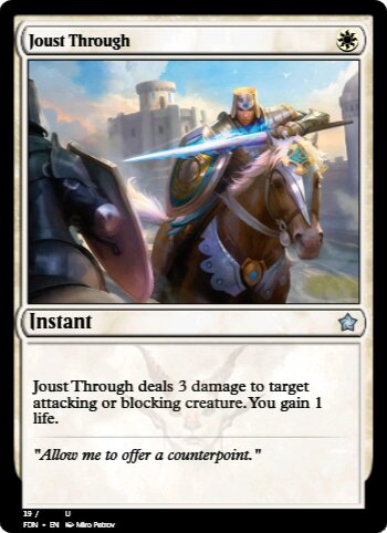 Joust Through