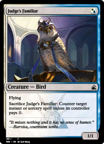 Judge's Familiar